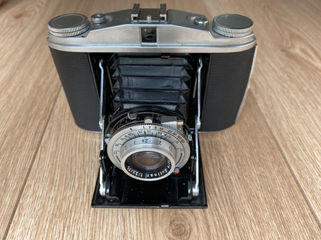 6x6 Kamera Agfa Isolette II mit Agfa Solinar 1:3,5/75 Objektiv
