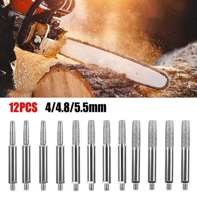 HIGH PRECISION TUNGSTEN Carbide Burrs for Chainsaw Sharpening Jigs ...