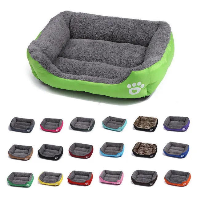 17 Colors Dog Bed Cat Pets Sleeping Kennel Puppy Cushion Winter Warm Soft Nest