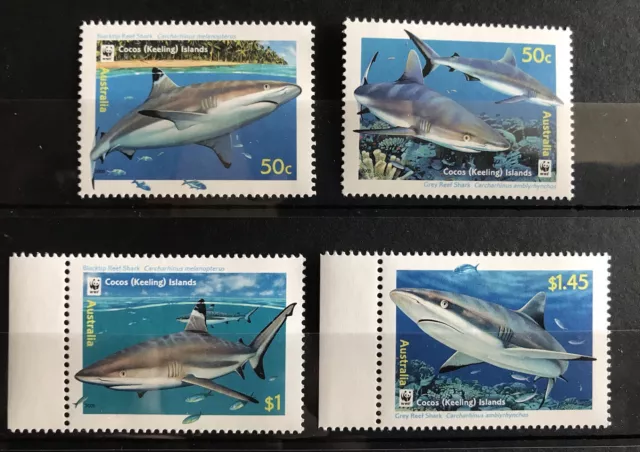 Australia - WWF - Sharks / Squali / Les Requins - stamps  MNH** - Z18