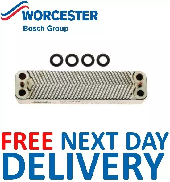 Worcester Bosch Greenstar Production D'Eau Chaude Plaque Chaleur Échangeur & O'