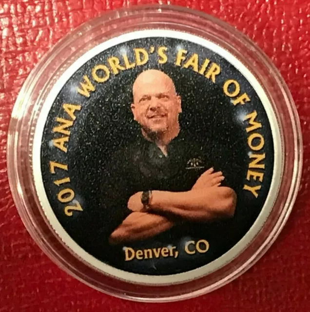 2017 ANA WORLD'S Fair Money Pawn Stars Rick Harrison 999 Fine Silver