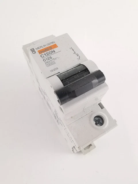 MERLIN GERIN C120N C125 Leitungsschutzschalter 18359 1-polig LS ...