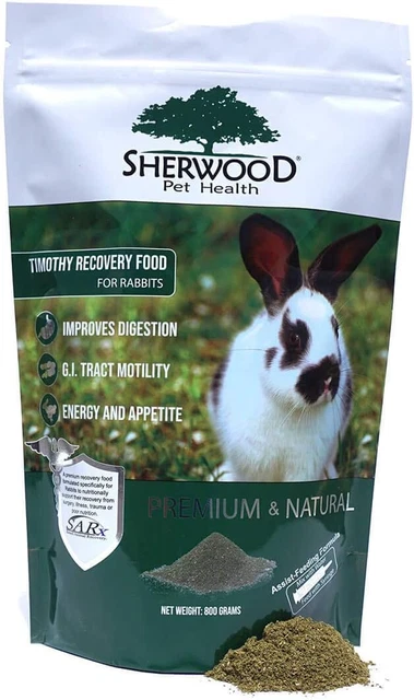 Rabbit Timothy Recovery Food. Grain Free, Soy Free. Great Taste That Rabbits Lov