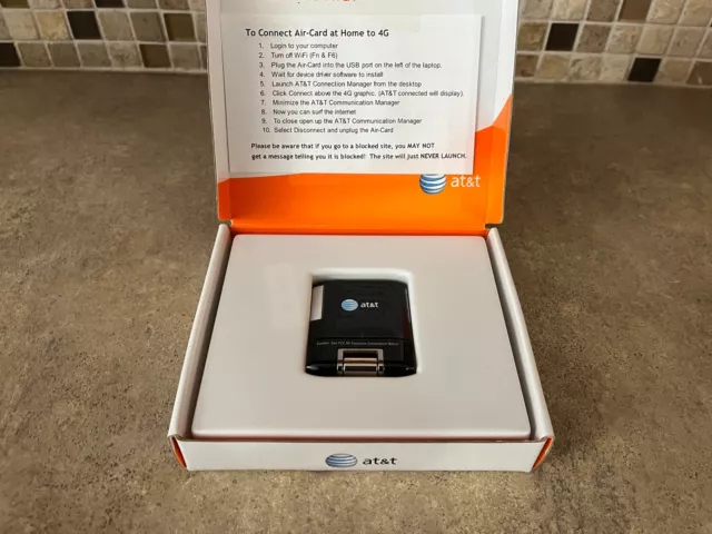 Sierra Wireless AT&T Momentum AirCard 313U USBConnect 4G LTE USB Modem C3-10