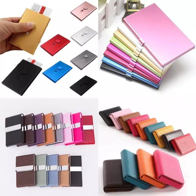 Lock Slim Wallet Secure Men Women RFID Blocking Money Credit Card Holder Wallets