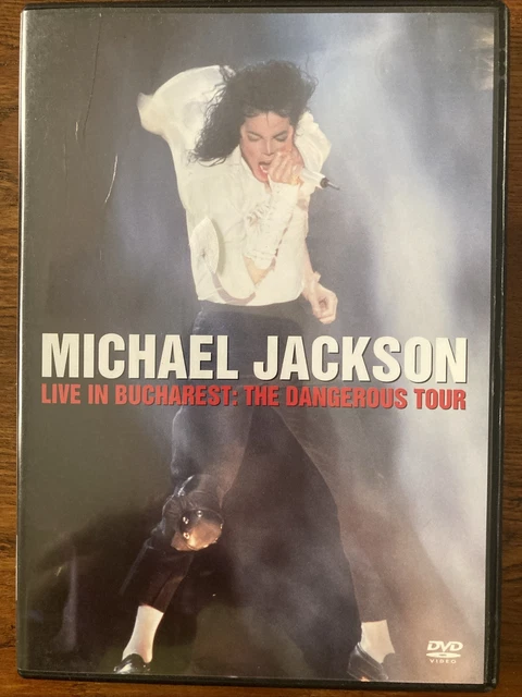 MICHAEL JACKSON LIVE In Bucharest Dangerous Tour DVD VGC 2 50 