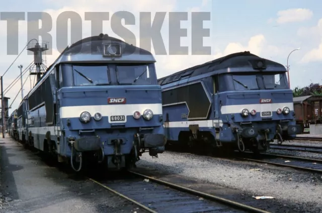 35mm Slide SNCF French Railways Diesel Loco BB 68031/68046 1982 Original