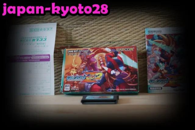 Rockman Zero 2 Complete Set Nintendo Game Boy Advance GBA Japan