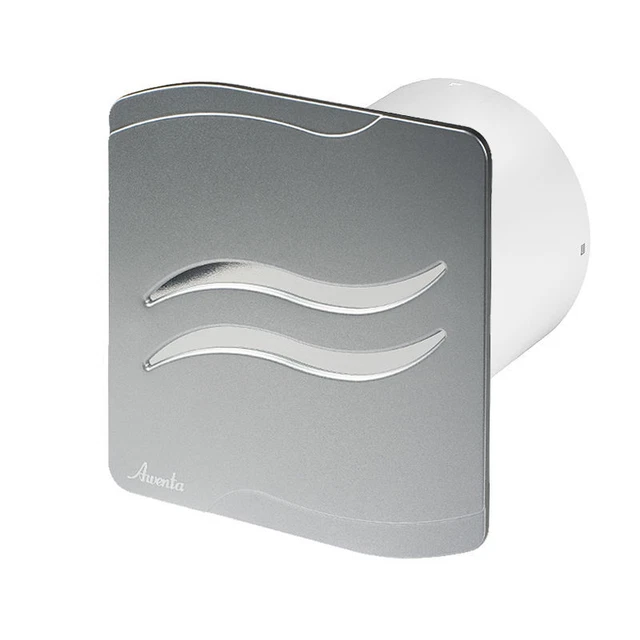 BATHROOM EXTRACTOR FAN 100mm with Pull Cord Switch Satin Front Panel