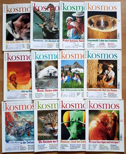12x Kosmos 1996 Natur Zeitschrift Jahrgang 1-12 komplett Magazin Magazin Sammlun