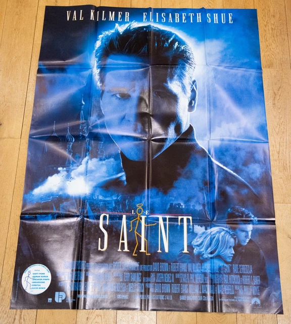 LE SAINT Affiche cinéma 120x160 PHILLIP NOYCE, VAL KILMER, ELISABETH SHUE