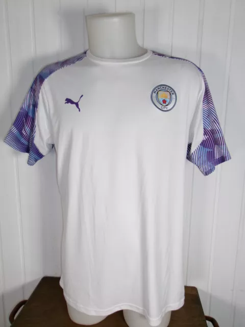 Maillot football PUMA Manchester City T-shirt d'Entraînement - Blanc/Violet XL