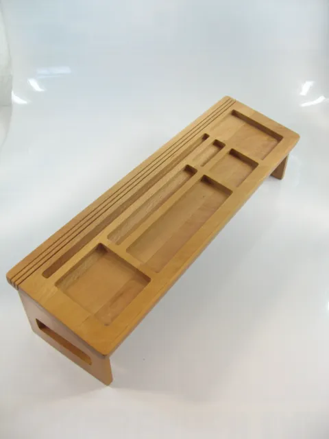 Schreibtischablage Bambus Organizer neu Holz Ablage Schreibtisch