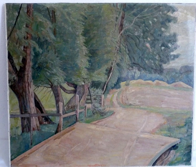 Landschaftsmaler, Expressionniste, Einar Farslev, Milieu 20. Jh