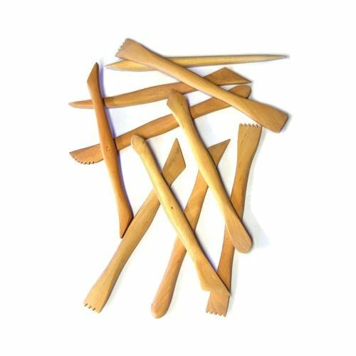 MAJOR BRUSHES BUIS Argile Modelage Outils Ensemble De 10 EUR 15,65