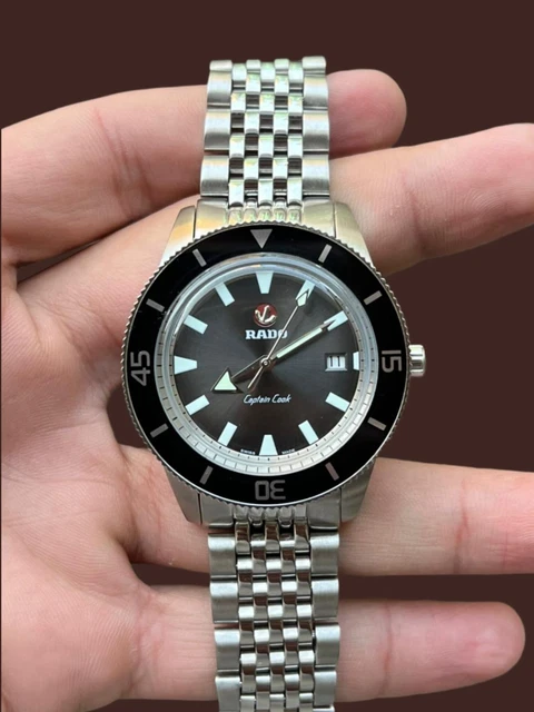 ATLANTIC SKIPPER AUTOMATIC Stainless Steel 42mm Black Dial  display picture 3