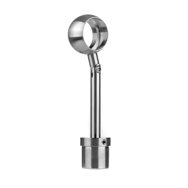 Acero Inox Soporte para Barandilla Anillos Ø 42,4MM V2A Cerrado Rohrstütze