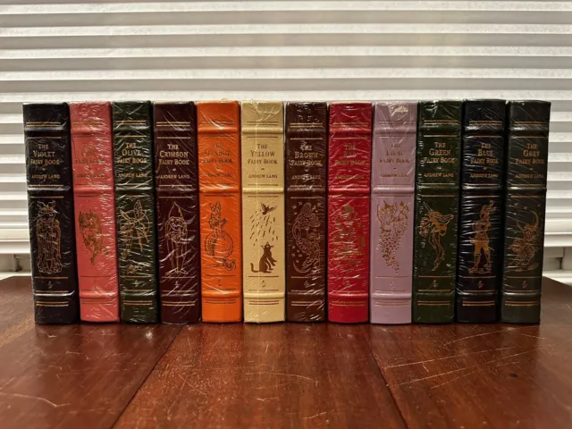 Easton Press FAIRY BOOKS by Andrew Lang 🖋️ Complete 12 Volumes - New & Sealed