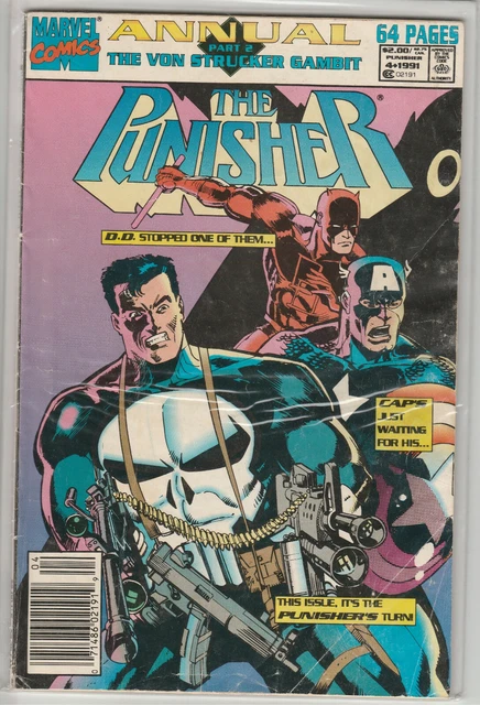 The Punisher Annual #4 (Marvel, May 1991) VG-F