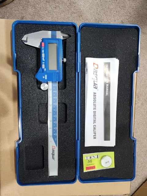 Dasqua 2010-1005 0-150mm/0-6" Absolute Digital Caliper 1/128"