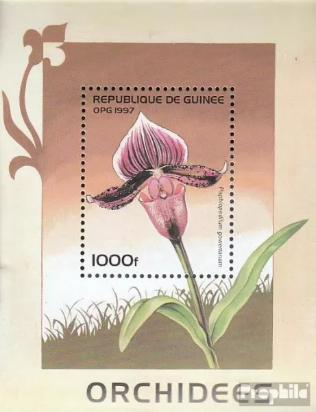 Guinea Block507 unmounted mint / never hinged 1997 Orchids