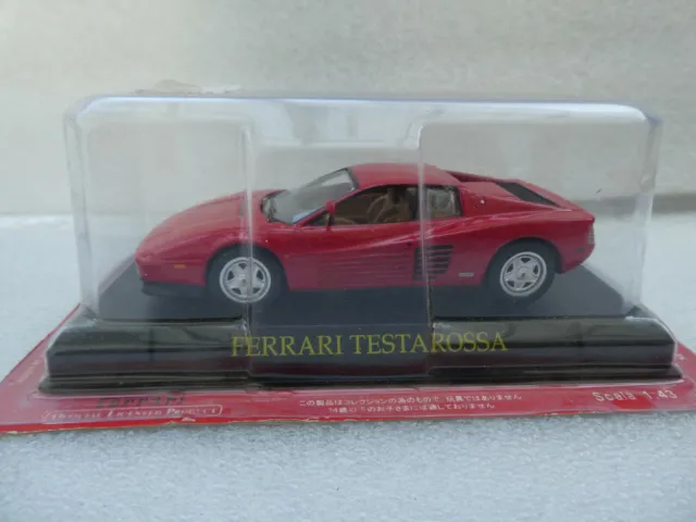 Universal Hobbies Pour Presse Ferrari Testarossa Rouge Neuf En Blister Serti
