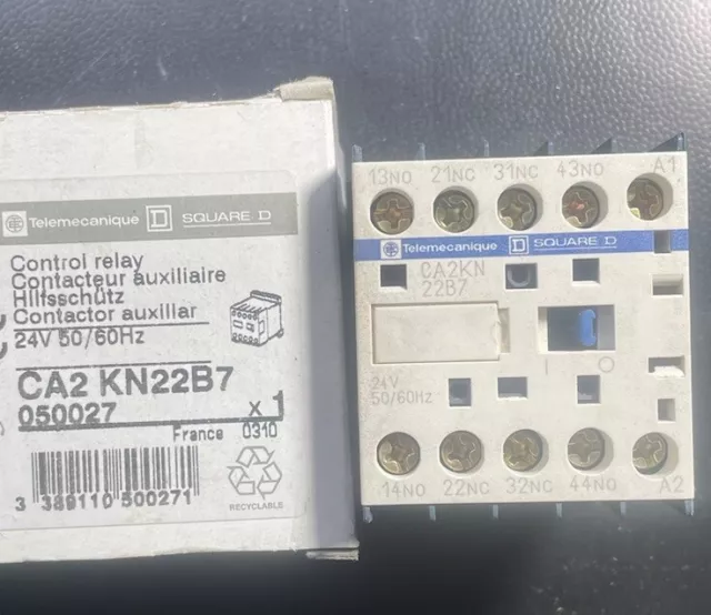 Control Relay 050000 Telemecanique 2NO 2NC 48VAC 10A CA2KN22E7