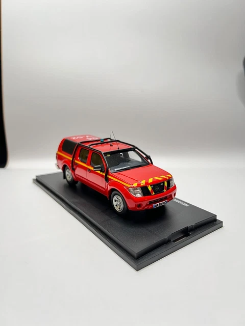 Miniature Nissan NP300 Pompiers - URCI, Alarme, 1/43, Résine - Neuf
