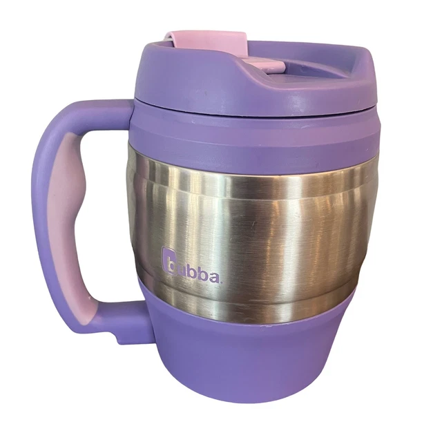 Bubba Keg 52oz Purple Travel Mug Classic Handle Bottle Opener  Flip Lid Hot Cold