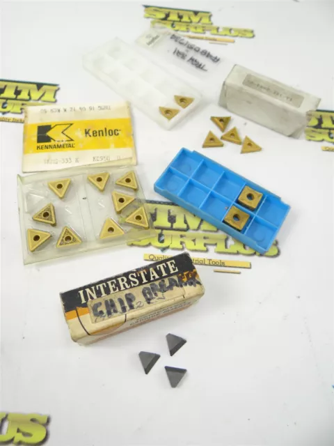 20 New Assorted Carbide Indexable Inserts + Chipbreakers Tnmp Tpgh Snmp Tnmg