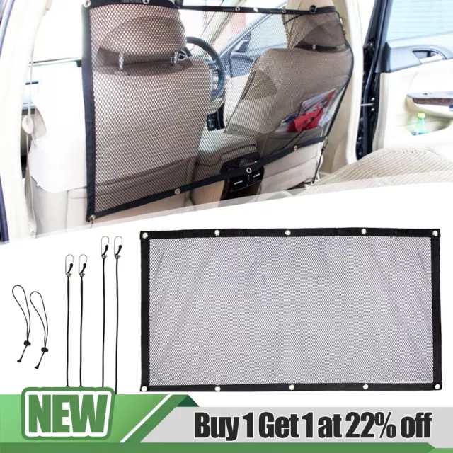 Pets Dog Car Front Seat Barrier Guard Safety Net Van Motorhome Protector Mesh