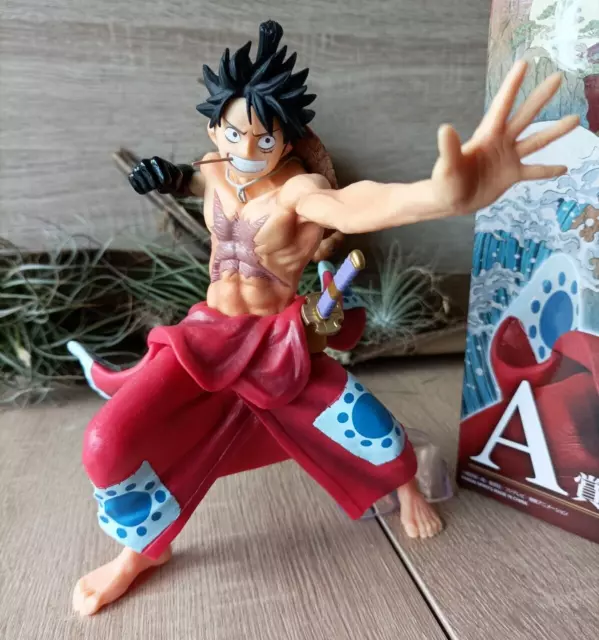 FIgurine " Monkey D Luffy " One Piece Wano Bandai Ichiban Kuji Masterlise