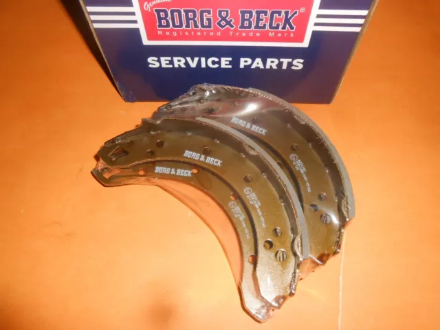 Ford Anglia 123E (1962-67) Rear Brake Shoes -Genuine Borg & Beck