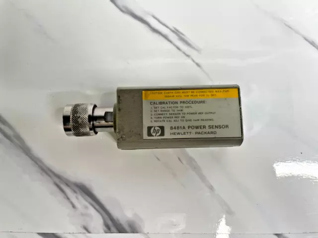 HP Agilent 8481A Power Sensor, 7mm Connector, 10MHz - 18GHz, -30 to -20 dBm