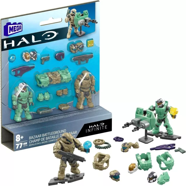 Mega Bloks Construx Halo - Bazaar Battleground Pack 2 figurines 6cm - Figures