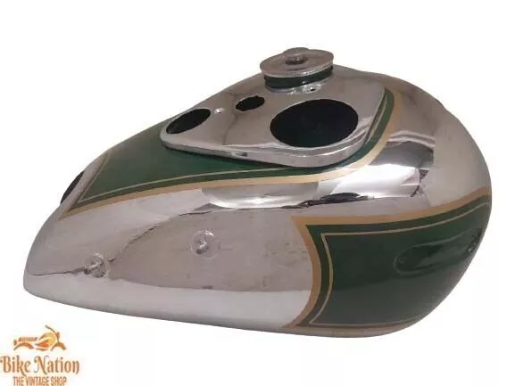 Ariel 500cc Red Hunter Fuel Petrol Green & Chrome Tank + Cap |Fit For