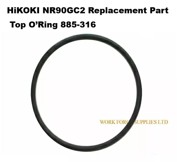 Replacement NR90GC2 top fan o'ring 885-316 for 1st Fix HiKOKI NR90GC2 Hitachi 15