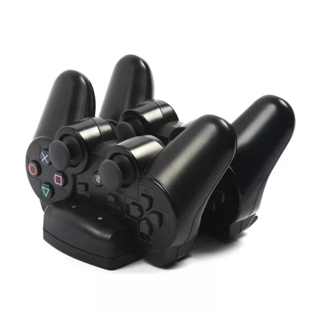 Black usb charger charging dock station for playstation 3 ps3 move controller Mq