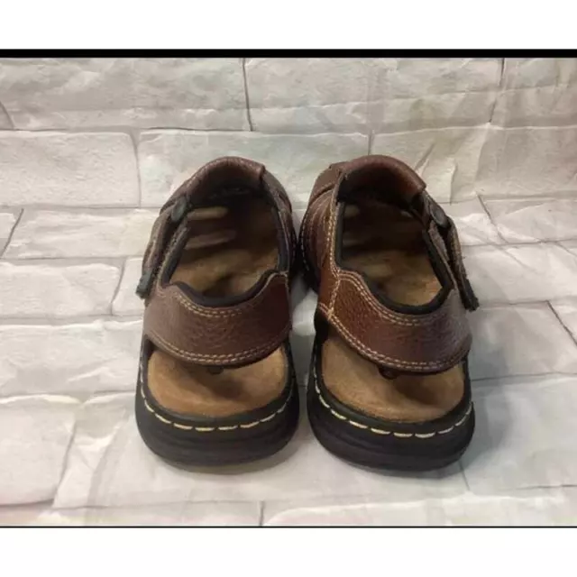 DR. SCHOLLS MEN'S Gaston Leather Memory Foam Sandals - NEW - Size 10 ...