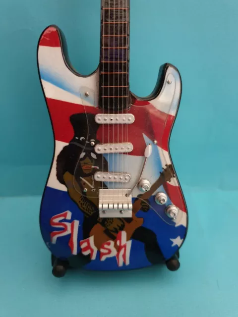 Miniature Guitar 🎵 SLASH With Stand Only - Hand Made 🎵 FAST POST