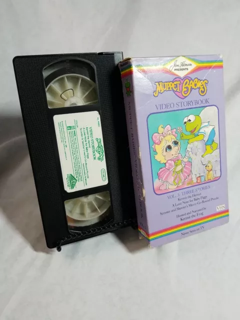 MUPPET BABIES VIDEO Storybook - 3 Stories (VHS, 1989) - Jim Henson ...