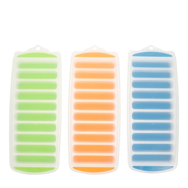 3 piezas bebidas moldes de hielo cubitos de hielo bandeja con tapa nevera cuencos de hielo