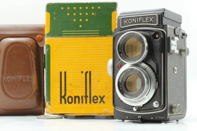[Near MINT w/Box] KONICA Koniflex II 6x6 TLR Camera Hexanon 85mm F3.5 From JAPAN