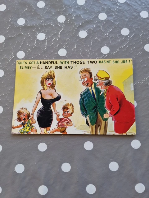Vintage Saucy Seaside Comic Postcard Bamforth Black Triangle No 2331 By Taylor Eur 489
