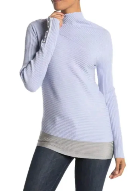 Rag and Bone Reanna Asymmetrical Fine Merino Wool Sweater Size Small