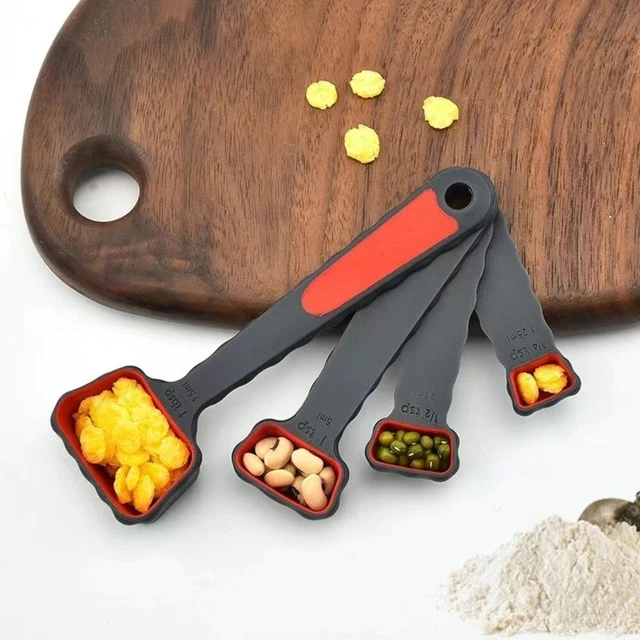 COOKING STACKABLE TABLESPOONS Set Baking Utensils New Measuring Spoons ...