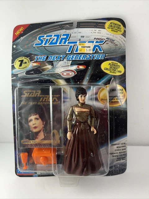 PLAYMATES - STAR Trek Next Generation Lwaxana Troi 4.75" Action Figure ...