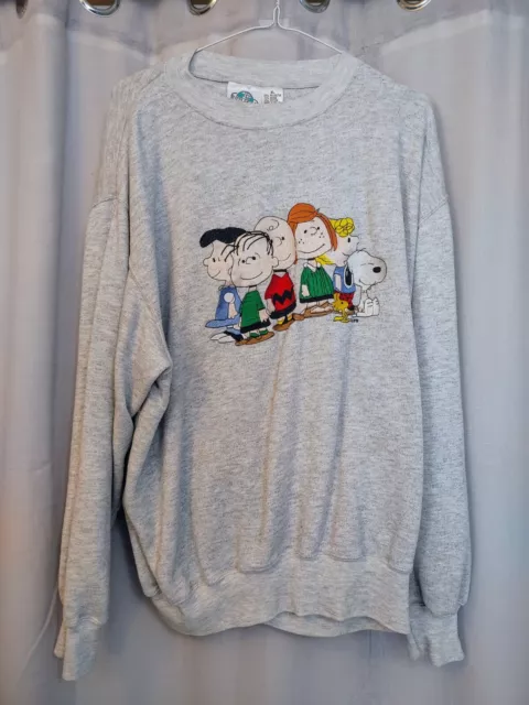 Vintage 90s Peanuts Snoopy Blitz Studios Sweatshirt Extra Large XL