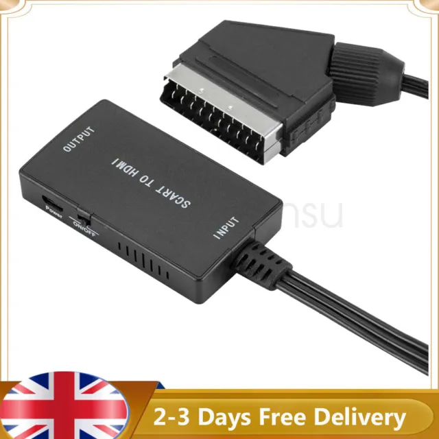 SCART to HDMI Cable Video Adapter SCART HDMI Converter SCART to HDMI Adapter